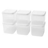 6-Piece 1200ml Airtight Kitchen & Fridge Storage Container Set with Leak-Proof Lids – BPA-Free, Stackable & Freezer Safe